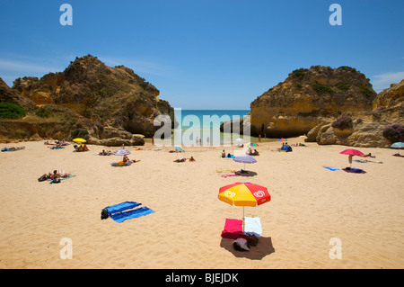 Praia Dos Tres Irmãos, Alvor, Algarve, Portugal Stockfoto