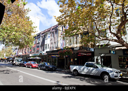 Darlinghurst Road, Kings Cross, Sydney, NSW, Australien Stockfoto