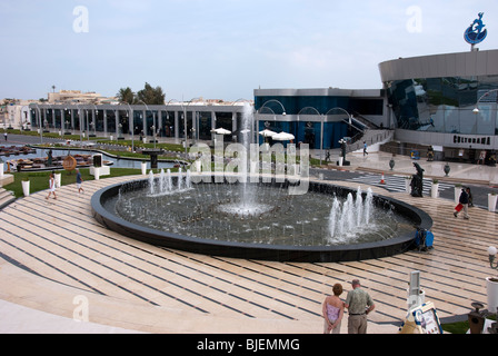 Musical Fountain Soho Square Sharks Bay Sharm El Sheikh Ägypten Stockfoto