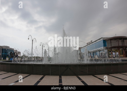 Musical Fountain Soho Square Sharks Bay Sharm El Sheikh Ägypten Stockfoto