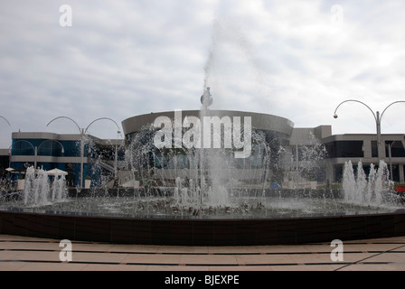 Musical Fountain Soho Square Sharks Bay Sharm El Sheikh Ägypten Stockfoto