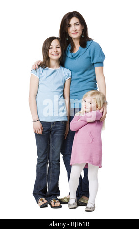 Mutter und Töchter Stockfoto