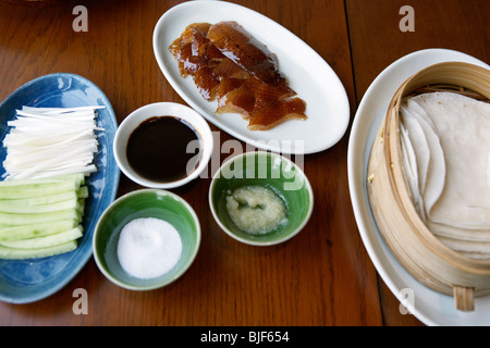 Peking-Ente Restaurant Made In China, Beijing, China. Stockfoto