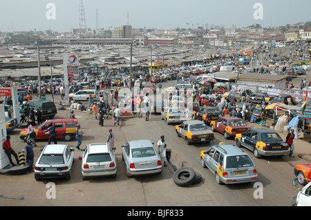 Afrikas größter Markt in Kumasi. Kumasi, Ghana, Westafrika, Afrika Stockfoto