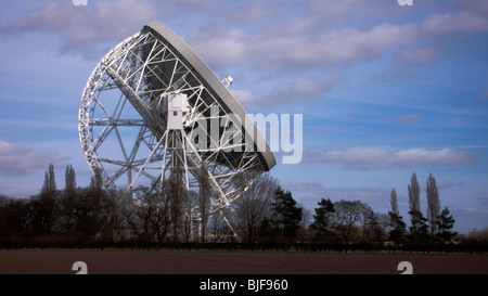 Das Lovell-Teleskop am Jodrell Bank Macclesfield UK Stockfoto