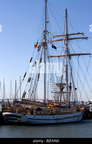 Großsegler am Williamstown, Melbourne, Australien. Stockfoto