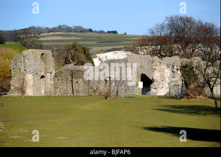 Lewes Priory gegründet zwischen 1078 und 1082 & St Pancras gewidmet war, wurde es eines der reichsten Klöster in England Stockfoto