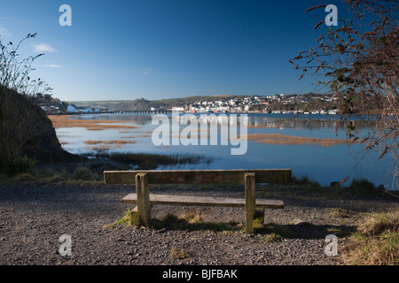 Bideford Bridge und dem Kai an einem frühen Sommer-morgen Stockfoto