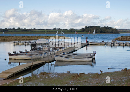 Rutland Water in der Nähe von Oakham in Leicestershire Stockfoto