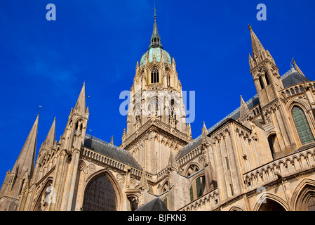 Kathedrale Notre-Dame de Bayeux Bayeux Stockfoto