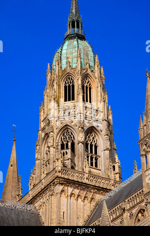 Laterne Turm von Notre-Dame de Bayeux Kathedrale, Bayeux Stockfoto