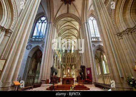 Kathedrale Notre-Dame de Bayeux Bayeux Stockfoto