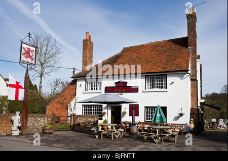 Red Lion Wirtshaus am Little Missenden Dorf Buckinghamshire UK Stockfoto