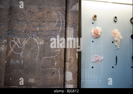 Paris, Frankreich, Shopping, Store Fronten, "Jardin du Palais Royale', Mode Luxus Designer, Schaufenster Stockfoto