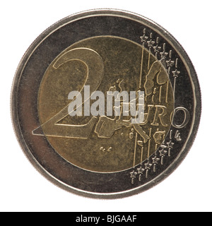 2-Euro-Münze Stockfoto