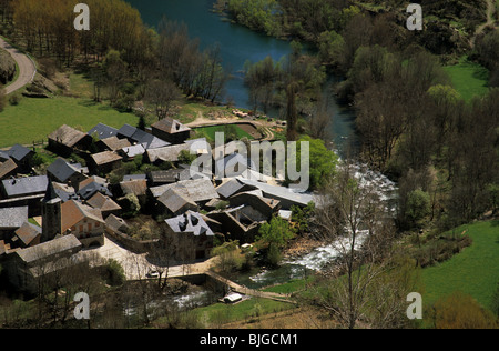 Borén, Vall d'Isil, Lleida, Spanien Stockfoto
