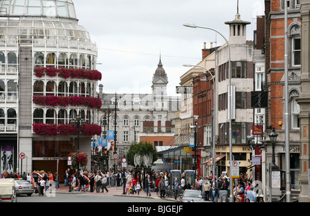 Straßenszene in Dublin, Irland Stockfoto