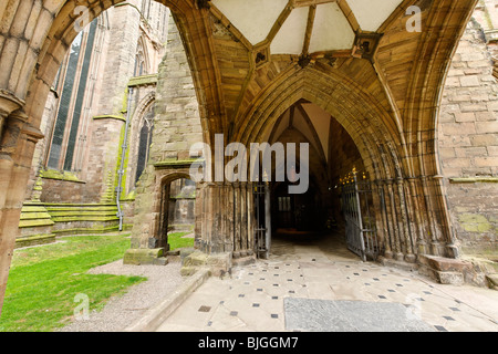 Hereford Kathedrale Torbogen Stockfoto