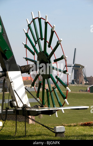 Lijkermolen Koppoel Windmühle in der Nähe von Leiden Kager Plassen Niederlande Holland Stockfoto