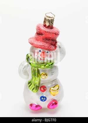 Christmas Tree Ornament (Schneemann)- Stockfoto