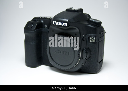 Canon Digitalkamera Dslr slr Advance 40D Eos japanische schwarze Produkt isoliert Stockfoto