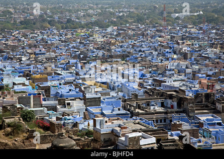 Jodhpur (The Blue City). Rajasthan. Indien Stockfoto