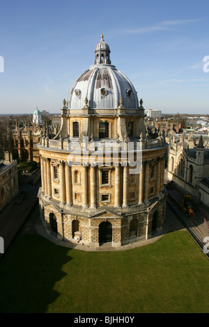 Radcliffe Camera von Str. Marys Kirche, Oxford, Oxfordshire, England, Vereinigtes Königreich Stockfoto