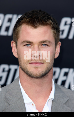 CHRIS HEMSWORTH STAR TREK LOS ANGELES PREMIERE HOLLYWOOD LOS ANGELES CA USA 30. April 2009 Stockfoto