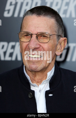 LEONARD NIMOY STAR TREK LOS ANGELES PREMIERE HOLLYWOOD LOS ANGELES CA USA 30. April 2009 Stockfoto