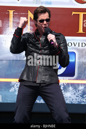 JIM CARREY DISNEY ein CHRISTMAS CAROL Zug TOUR DOWNTOWN LOS ANGELES CA USA 21. Mai 2009 Stockfoto