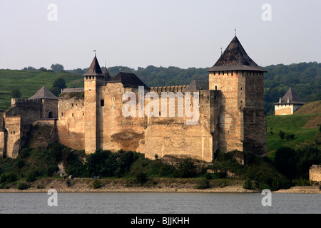 Chotiner Chocim, Festung, Zitadelle, 13.-15.-18. Jahrhundert, Dnjestr, Chernivtsi Oblast Provinz, Westukraine Stockfoto