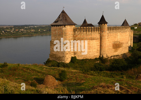 Chotiner Chocim, Festung, Zitadelle, 13.-15.-18. Jahrhundert, Dnjestr, Chernivtsi Oblast Provinz, Westukraine Stockfoto