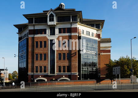 Das Büro der Royal Bank of Scotland Group in der Avon Street, von Temple Way, Bristol, England aus gesehen. Stockfoto