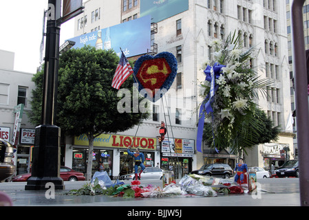 CHRISTOPHER REEVE WLAK OF FAME STAR CHRISTOPHER REEVE WALK OF FAME HOLLYWOOD WALK OF FAME HOLLYWOOD LOS ANGELES USA 11 Oktobe Stockfoto