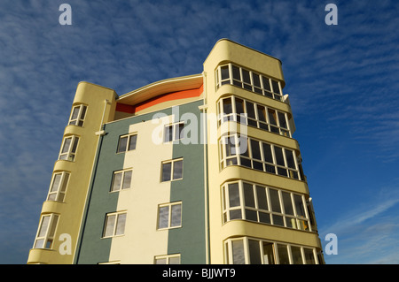 Moderne Apartments zwischen Hannover und Porto Quays am Bristol Floating Harbour, Bristol, England. Stockfoto