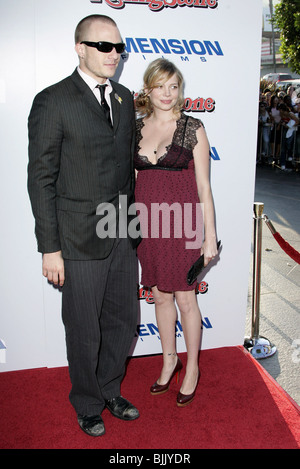 HEATH LEDGER & MICHELLE WILLIAMS BROTHERS GRIMM FILM PREMI DIRECTORS GUILD OF AMERICA HOLLWOOD LA USA 8. August 2005 Stockfoto