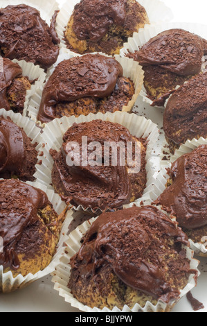 Schokolade Cup Cakes - Johannes Gollop Stockfoto