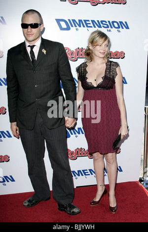 HEATH LEDGER & MICHELLE WILLIAMS BROTHERS GRIMM FILM PREMI DIRECTORS GUILD OF AMERICA HOLLWOOD LA USA 8. August 2005 Stockfoto