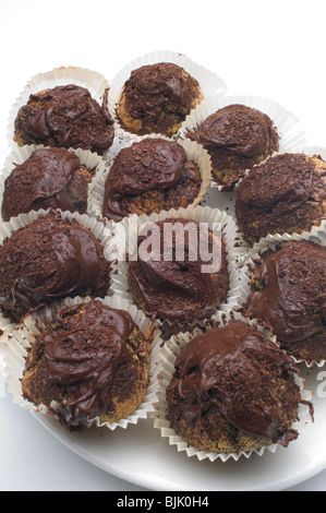 Schokolade Cup Cakes - Johannes Gollop Stockfoto