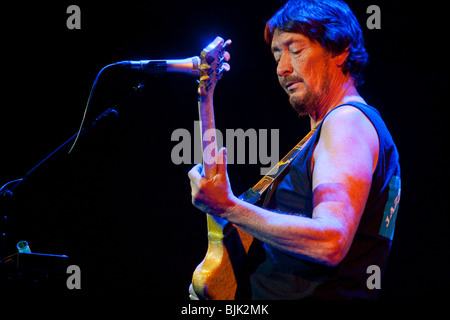 Britischer Sänger und Songwriter Chris Rea live Auftritt in der Konzerthalle im KKL in Luzern, Schweiz, Europa Stockfoto