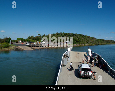 River Heads ferry terminal in der Nähe von Hervey Bay und Fraser Island in Queensland, Australien Stockfoto