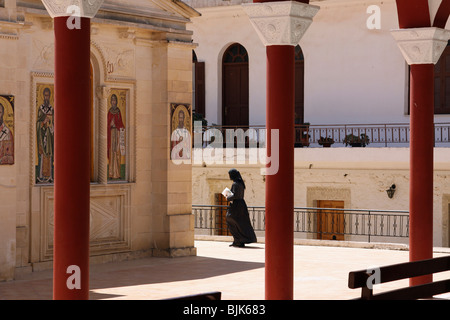 Moni Kalivianis Kloster, Waisenhaus, Mädchen-Internat und Altersheim, Kreta, Griechenland, Europa Stockfoto