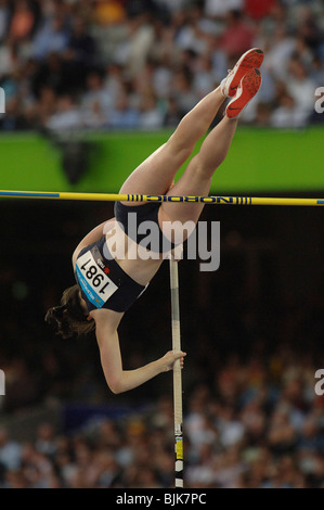 Sport Leichtathletik Stabhochsprung Stockfoto