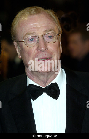 MICHAEL CAINE 56TH BRITISH ACADEMY FILM AWARDS der ODEON LEICESTER SQ LONDON ENGLAND 23. Februar 2003 Stockfoto