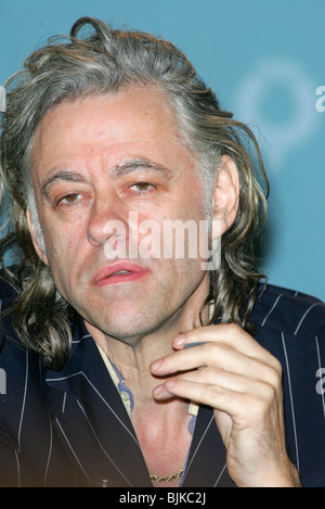 SIR BOB GELDOF G8 EDINBURGH EDINBURGH Schottland 6. Juli 2005 Stockfoto