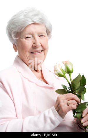 Portrait einer älteren Frau, Lächeln Stockfoto