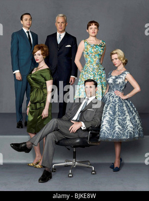 MAD MEN (TV) (2007) Christina Hendricks, ELISABETH MOSS, JANUARY JONES, VINCENT KARTHEISER, JOHN SLATTERY, Jon Hamm 003 Stockfoto