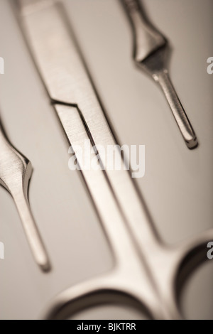 Medizinische Scheren Nahaufnahme Stockfoto