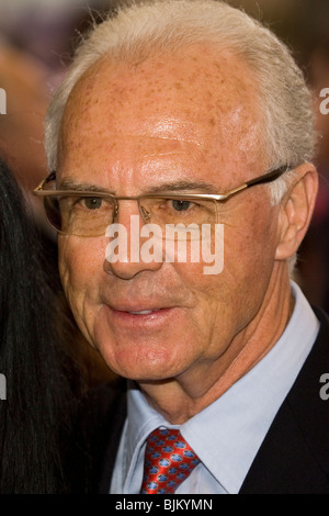 Franz Beckenbauer, Ehrenpräsident des FC Bayern München. Stockfoto