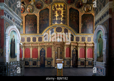Kiewer Höhlenkloster Lavra, Allerheiligen-Kirche (Bestimmung Gates), 1696, Kiew, Ukraine Stockfoto
